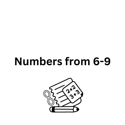 Numbers from 6-9